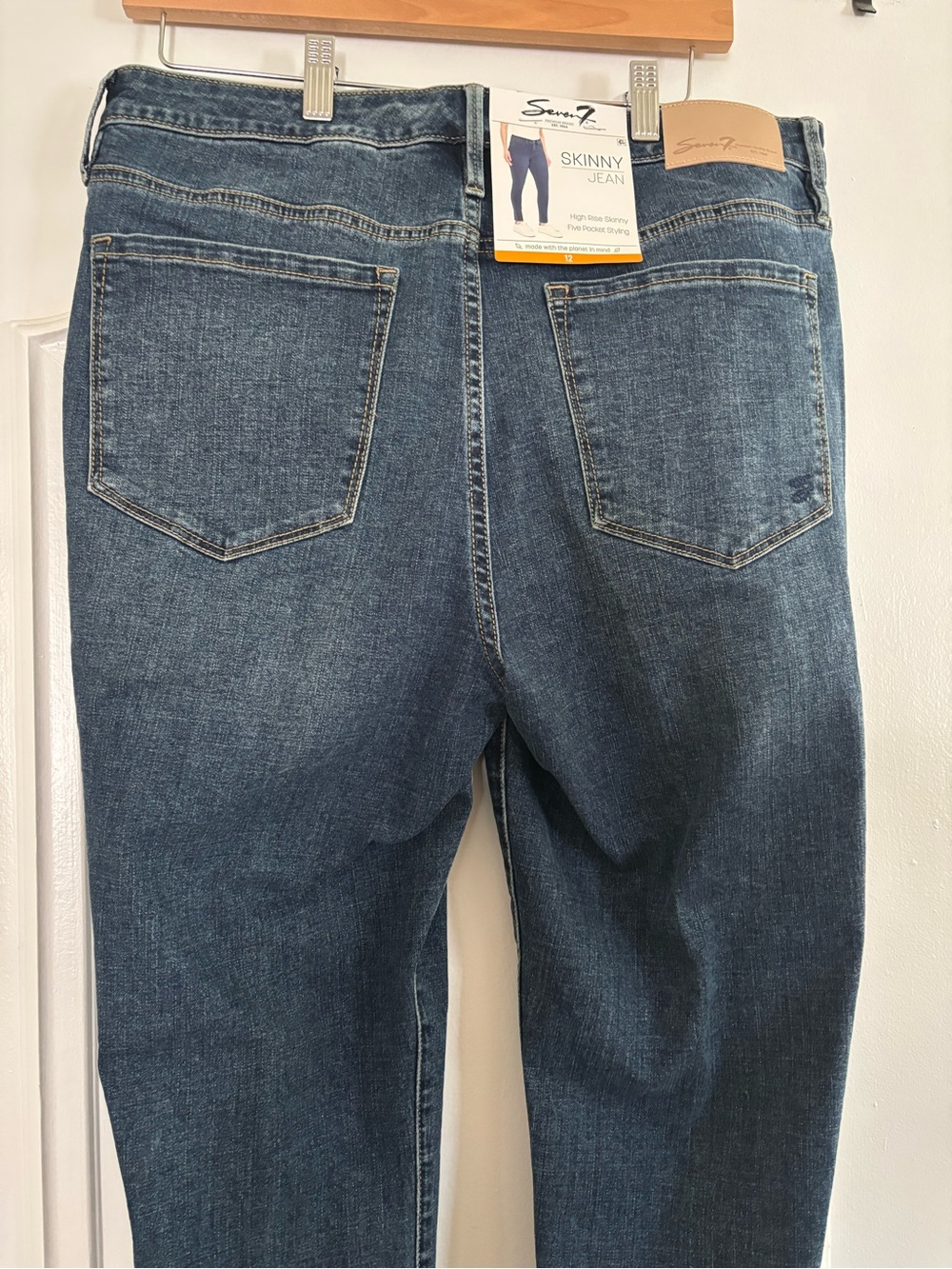 Skinny womensJeans - Dark Blue Denim